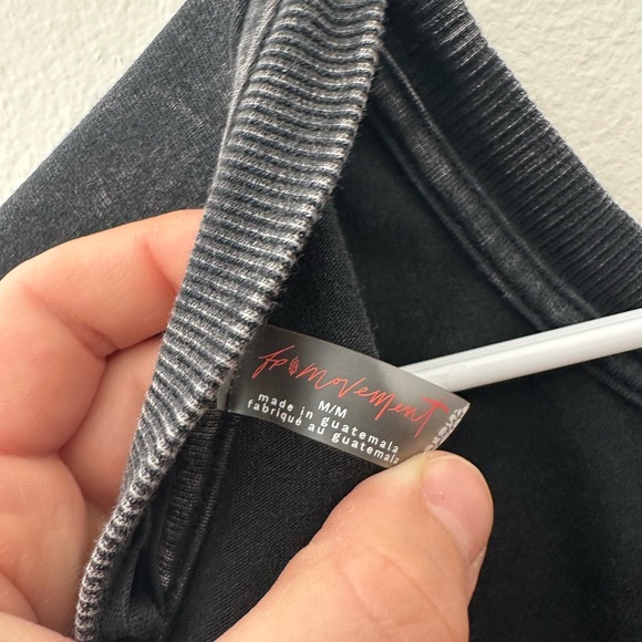 Free people movement marble color hotshot tee romper size medium - Picture 6 of 12